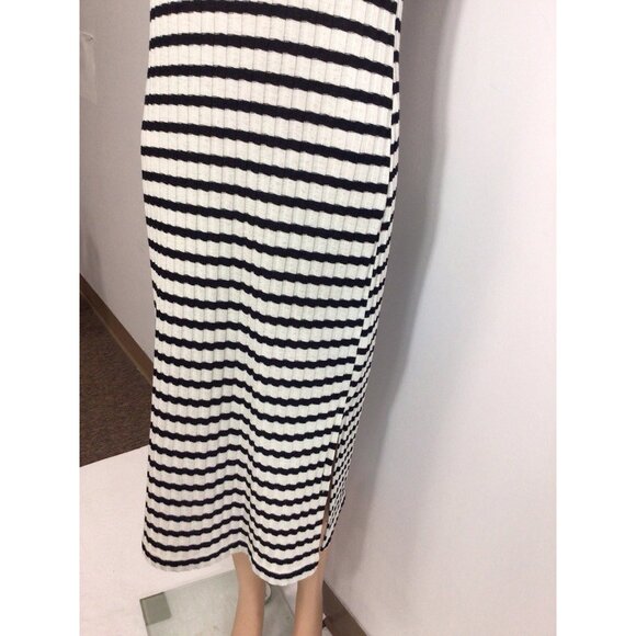 H&M Stripe Maxi Dress Nautical Womens Small - Picture 5 of 11